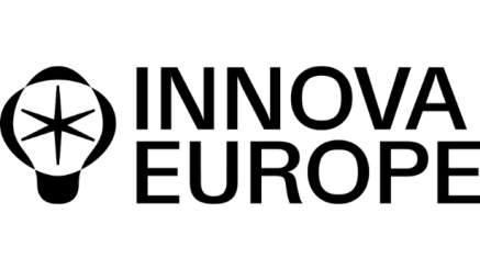 Logo Innova Europa black on white background