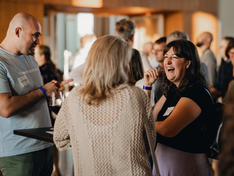 ESMT Executive MBA participants at the Annual Alumni Meeting