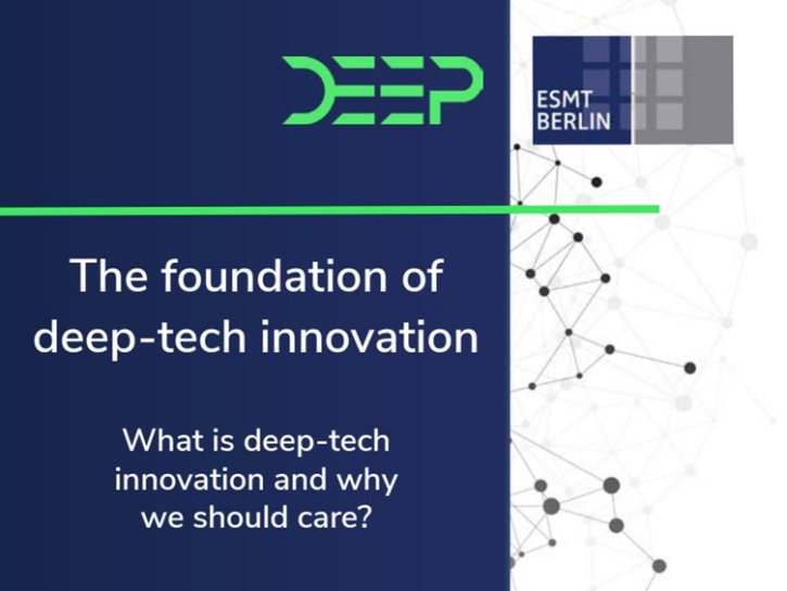 On the foundations of deep-tech innovation