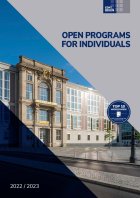 Cover of Executive Education Open Programs for Individuals brochure