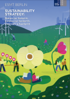 ESMT-Berlin-Sustainability-Strategy PDF cover image depicting sustainable growth
