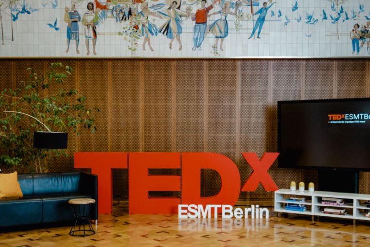 Tedx stage at ESMT Berlin 
