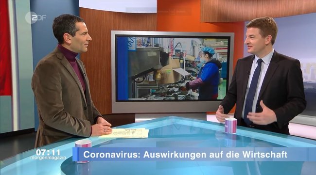 Jörg Rocholl, ZDF Morgenmagazin