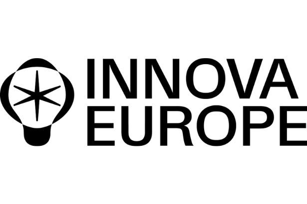 Logo Innova Europa black on white background