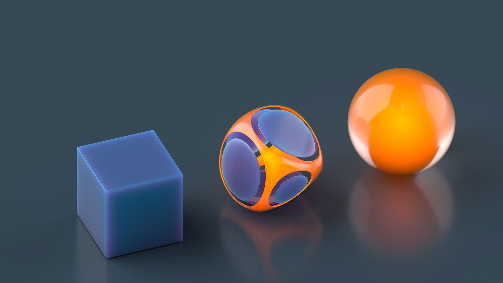 ESMT annual forum key visual: cube, dice, and circle