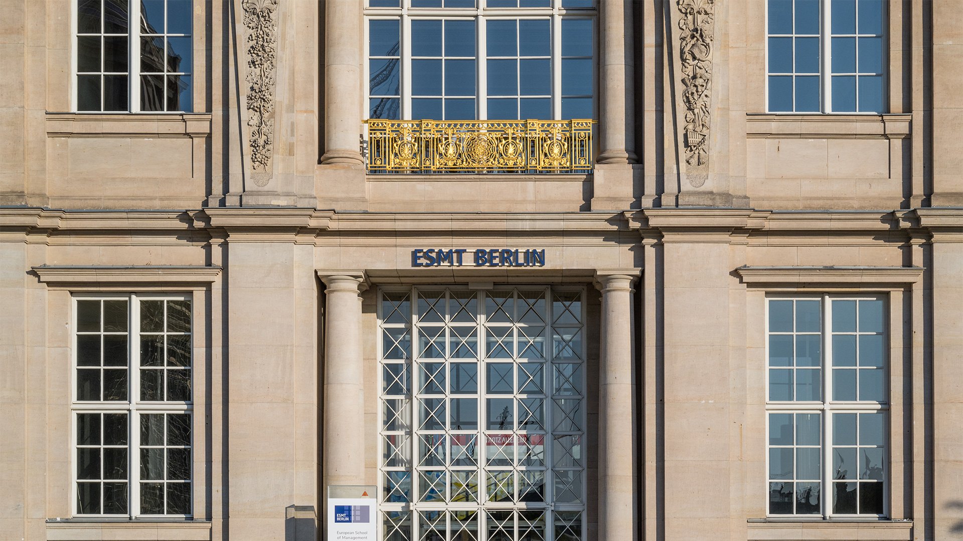 ESMT Berlin Building with lettering