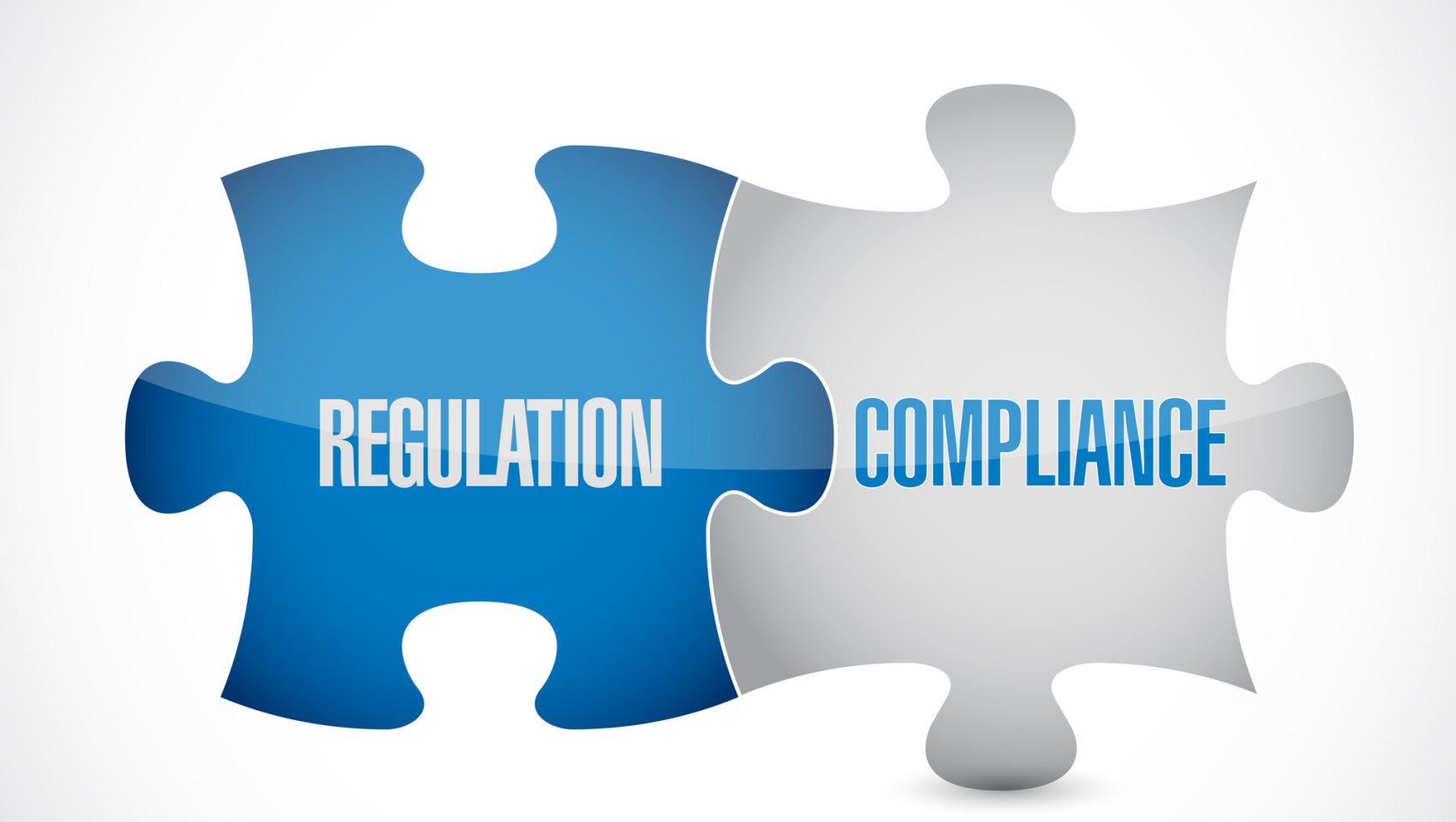 Regulation and compliance puzzle pieces
